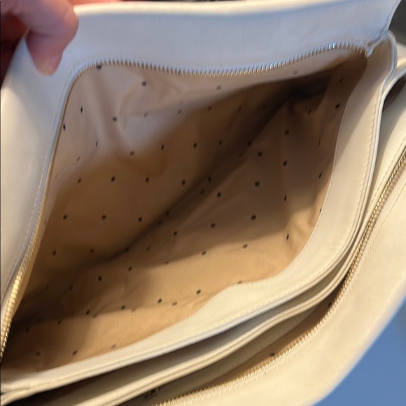 💎 🛑 1 hour sale. Kate Spade, White Leather Women's Bag, with dust bag - Picture 6 of 13